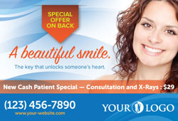 Free dental marketing postcards for orthodontists from postcards123.com